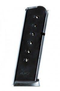 Rock Island Armory Magazine For 1911 Compact .45 ACP 7 Rounds Steel Blued, 4806015541721, 54172