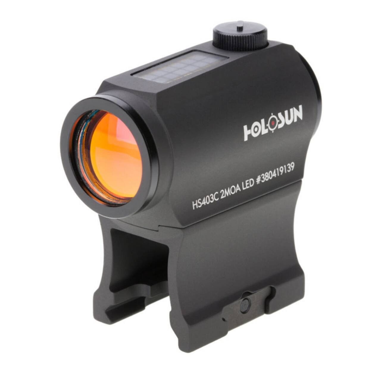 Holosun HS403C 2MOA RED DOT,  Low &amp; Lower 1/3 Mount, Solar/CR2032, BLK, 760921087374, HS403C