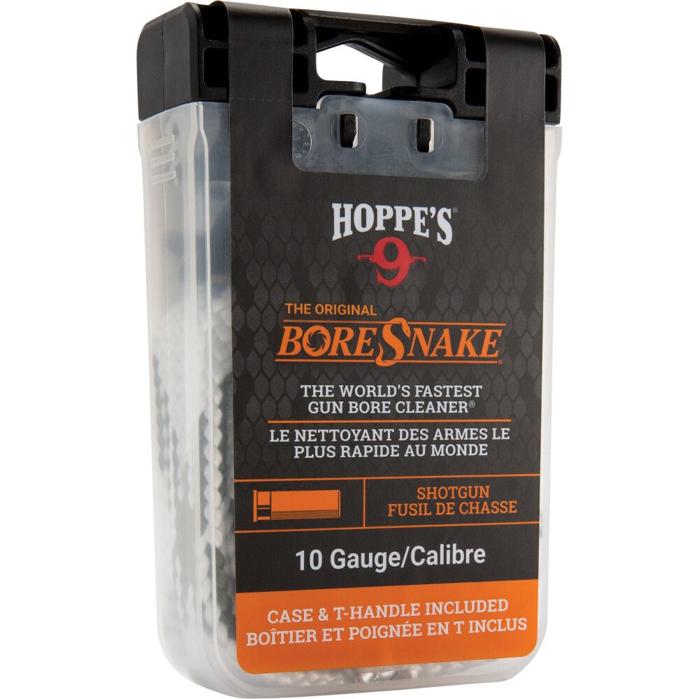 Hoppe&#39;s No. 9 Boresnake Snake Den 10 Gauge Shotgun Pull Thru Bore Cleaning Rope, 026285001181, 24036D