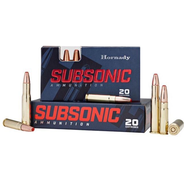 Hornady Subsonic .450 Bushmaster Ammunition SUB-X 395 Grain, 090255822472, 82247