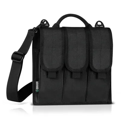Savior Equipment 6 Slot Rifle Magazine Pouch, Black, 812066030101, MP-RS-X6-ST-BK
