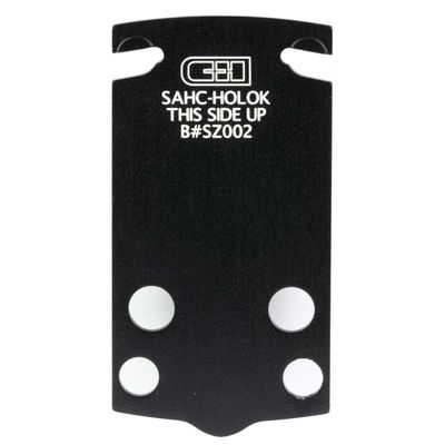 C&amp;H Precision Weapons Springfield Hellcat Filler Plate Holosun 407K/507K, 616943731781, SAHC-HOLOk