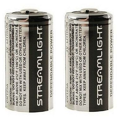 Streamlight 3-Volt Lithium Batteries for Scorpion Flashlight, 2 Per Pack