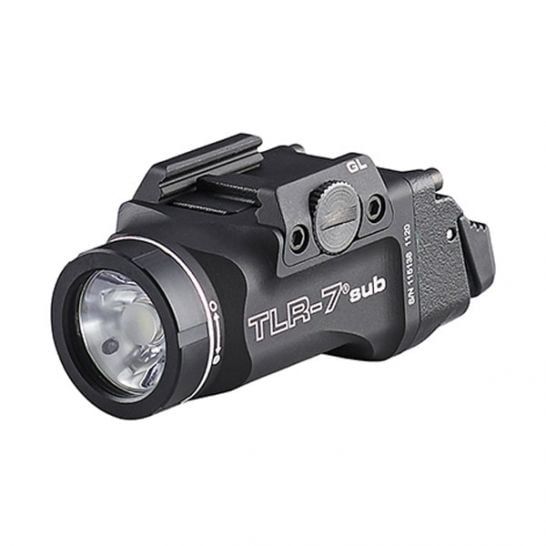 Streamlight TLR-7 Sub Ultra Compact Glock 43X/48 Weapon Light, Black