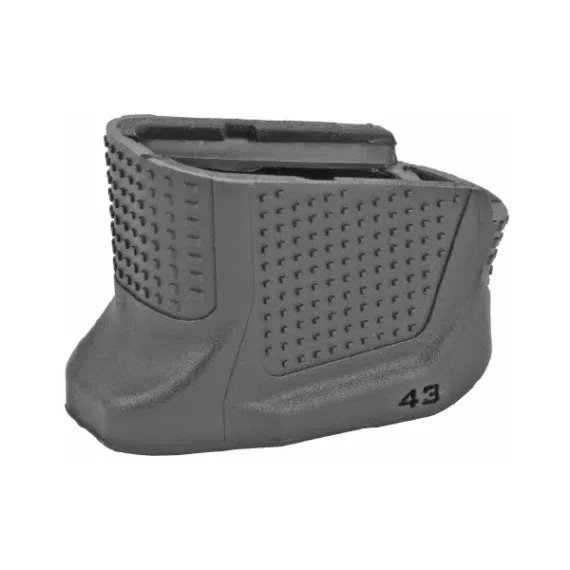 Strike Industries EMP Enhanced Magazine Plate +2 for Glock 43, 708747544671, EMP-G43-BK
