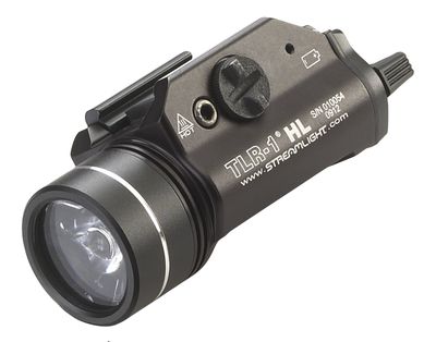 Streamlight TLR-1 HL LED Tactical Light for Firearms, 800 Lumens, Aluminum, Black, 080926692602, 69260