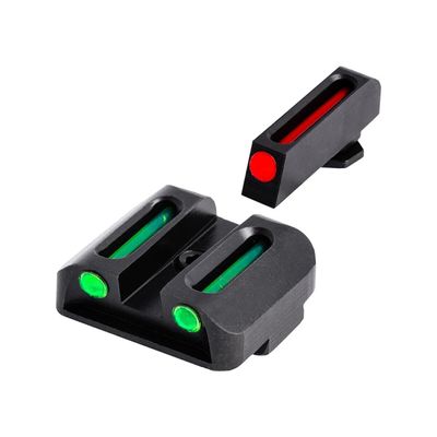 TruGlo Brite-Site Fiber Optic Sight Set for Glock 9/40/.357/.45 GAP, 788130080733, TG131G1