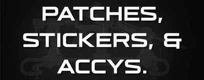 Patches, Stickers, &amp; Accessories