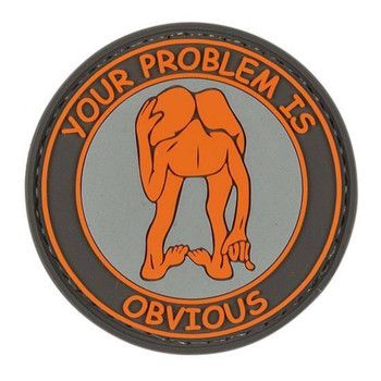 Voodoo Tactical Your Problem Patch, 783377021471, VDT07-0900000000