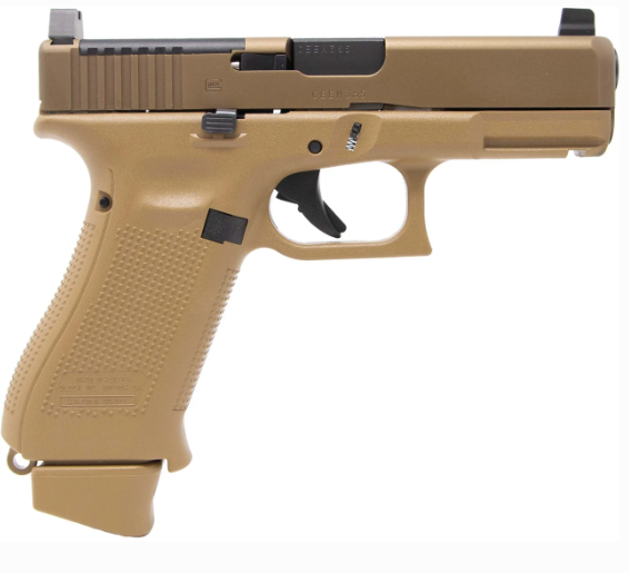 Glock 19X MOS 9mm 4.52&quot; Barrel 19-Rounds w/ Ameriglo Tall Sights, 764503064241, PX1950S03MOS