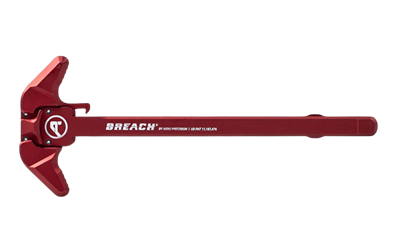 Aero Precision AR15 Breach AMBI Charging Handle W/ Large Lever - Bordeaux Red Anodized, APRA700500C