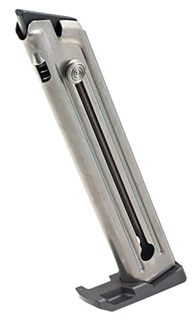 Ruger Mark IV 22/45 Factory OEM 10 Round Magazine .22 LR Steel Body Polymer Base Plate Nickel, 736676905997, 90599