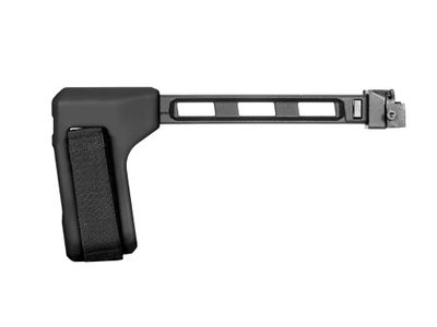 SB Tactical Picatinny Rail PSB, Polymer Strut, SBT Logo, Folding 1913 Hinge Black For Sig MPX/MCX, 699618782813, FS1913-01-SB