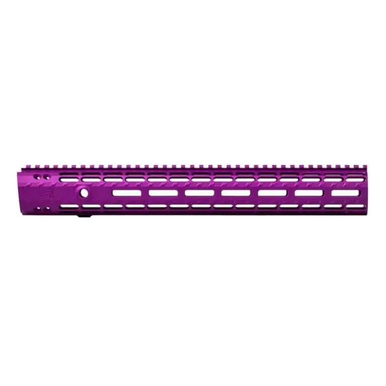 Aero Precision AR15 12.7&quot; Enhanced M-LOK Handguard, Gen 2 - Purple Anodized, APSL100501