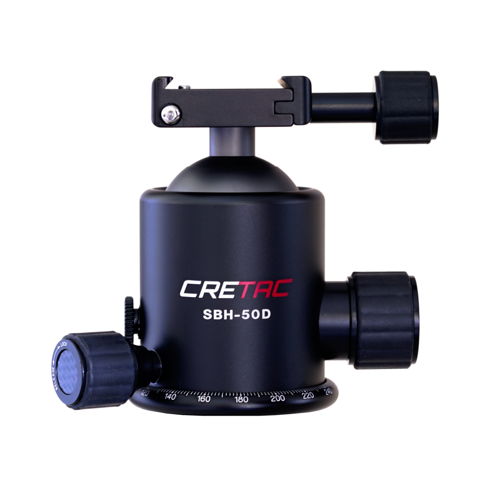 CRETAC Tactical Shooting Ball Head, 50MM, 851308003923, SBH-50D