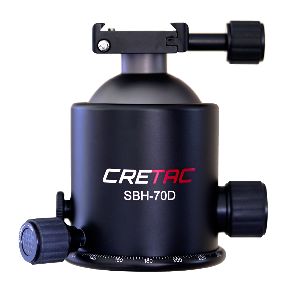 CRETAC Tactical Shooting Ball Head, 70MM, 851308003930, SBH-70D