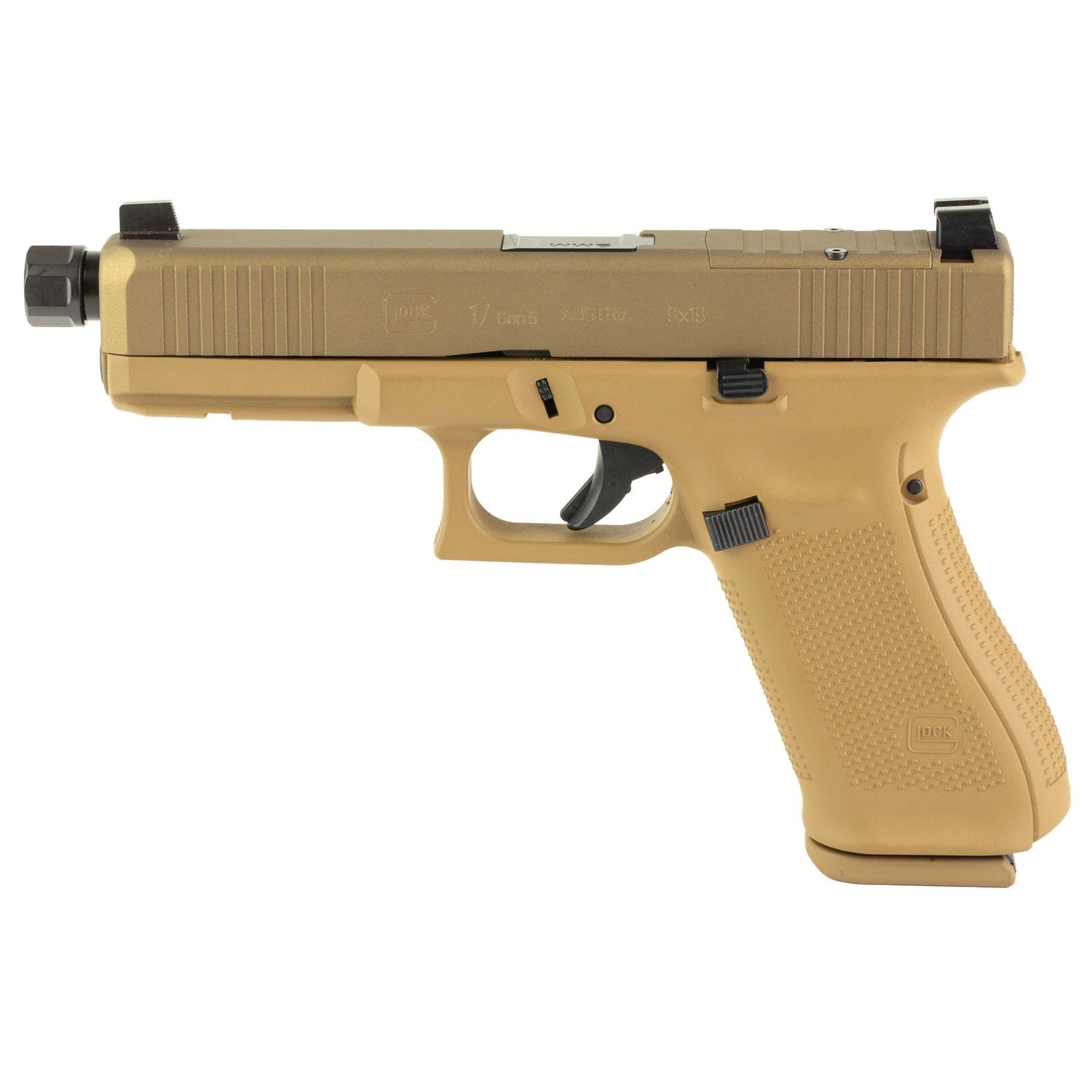 Glock 17XOR Gen5 Flat Dark Earth 9mm 4.99&quot; Barrel 17-Rounds RMR Cut, 810105518467, PA175S203-X-SCT