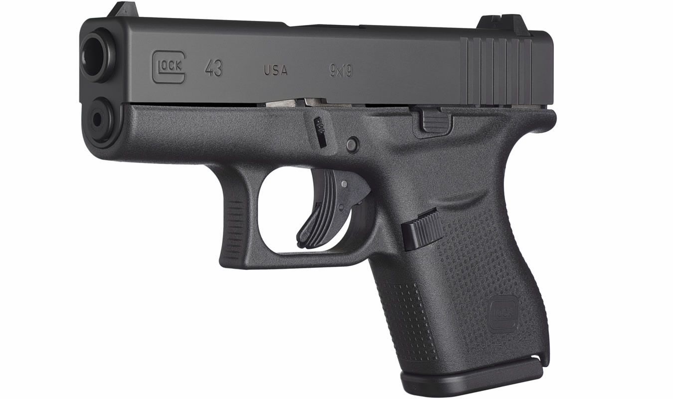 Glock G43 Subcompact 9mm Luger 3.41&quot; Barrel, Black, 764503913358, UI-43502-01