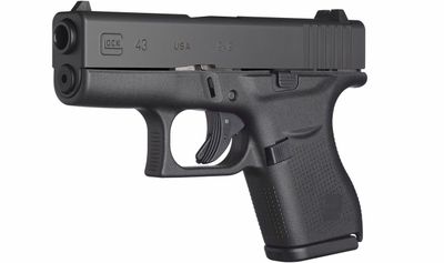 Glock G43 Subcompact 9mm Luger 3.41&quot; Barrel, Black, 764503913358, UI-43502-01