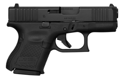 Glock 26 Gen 5 Subcompact Handgun 9mm Luger 10rd Magazines (3) 3.43&quot; Barrel Black Front Serrations USA, 764503037337, UA265S201