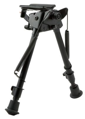 Harris Ultra-light Bipod Swivel Notched Legs Sling Swivel Stud Mount 9&quot; to 13&quot; Telescoping/Folding Legs Aluminum Matte Black S-LM