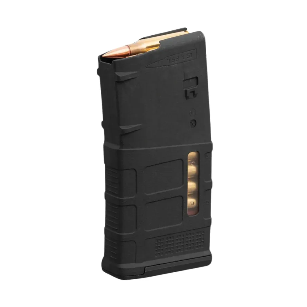 Magpul Industries, Magazine, PMAG 20 LR/SR GEN M3 with Window, 308 Winchester/762NATO, 20 Rounds, 840815148692, MAG1429-BLK