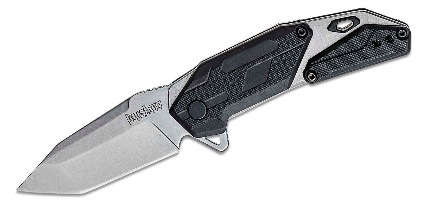 Kershaw Jetpack Folding Knife 2.75&quot; American Tanto Blade, 087171061764, 1401