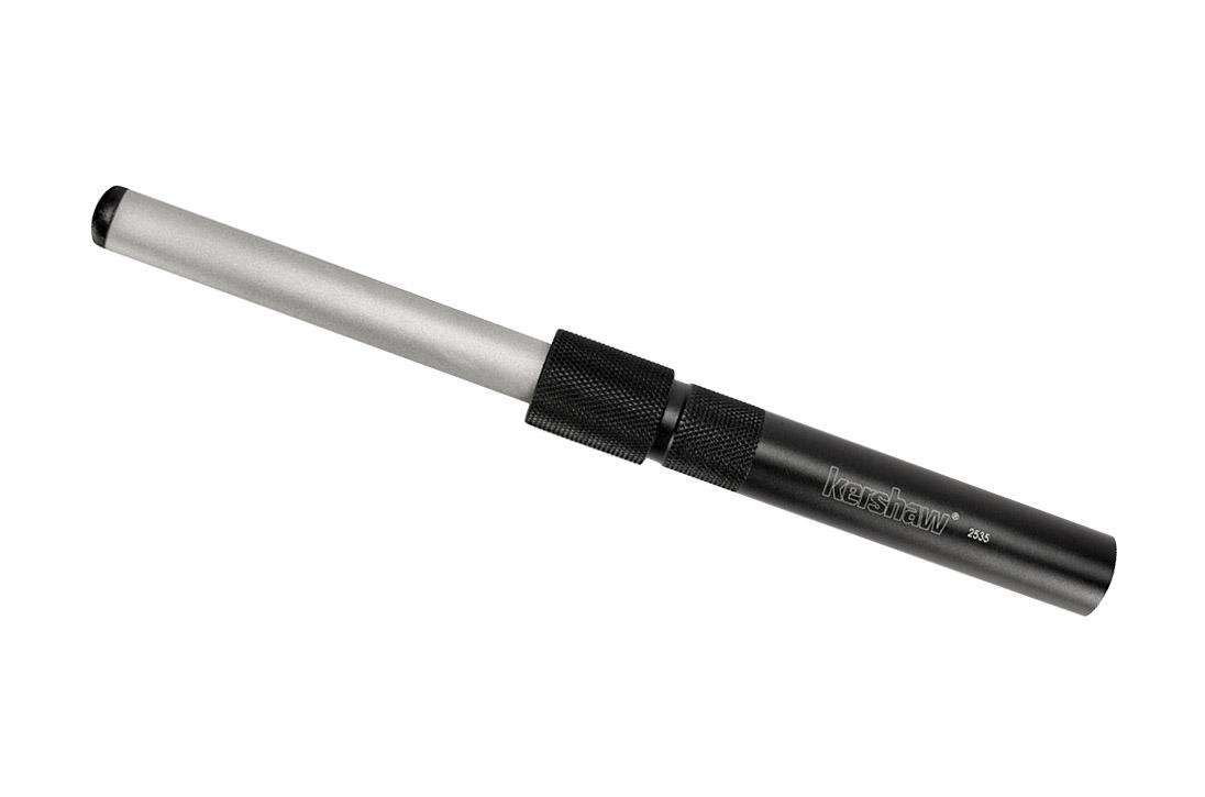 Kershaw Ultra-Tek Blade Sharpener Fine Diamond, Anodized Aluminum Black Handle