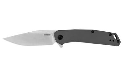 Kershaw, ALIGN, 3.15&quot; Folding Knife, Clip Point Plain Edge, Stainless Steel Handle, 8Cr13MoV Steel, Satin Finish, Gray PVD Coating, 087171064383, 1405