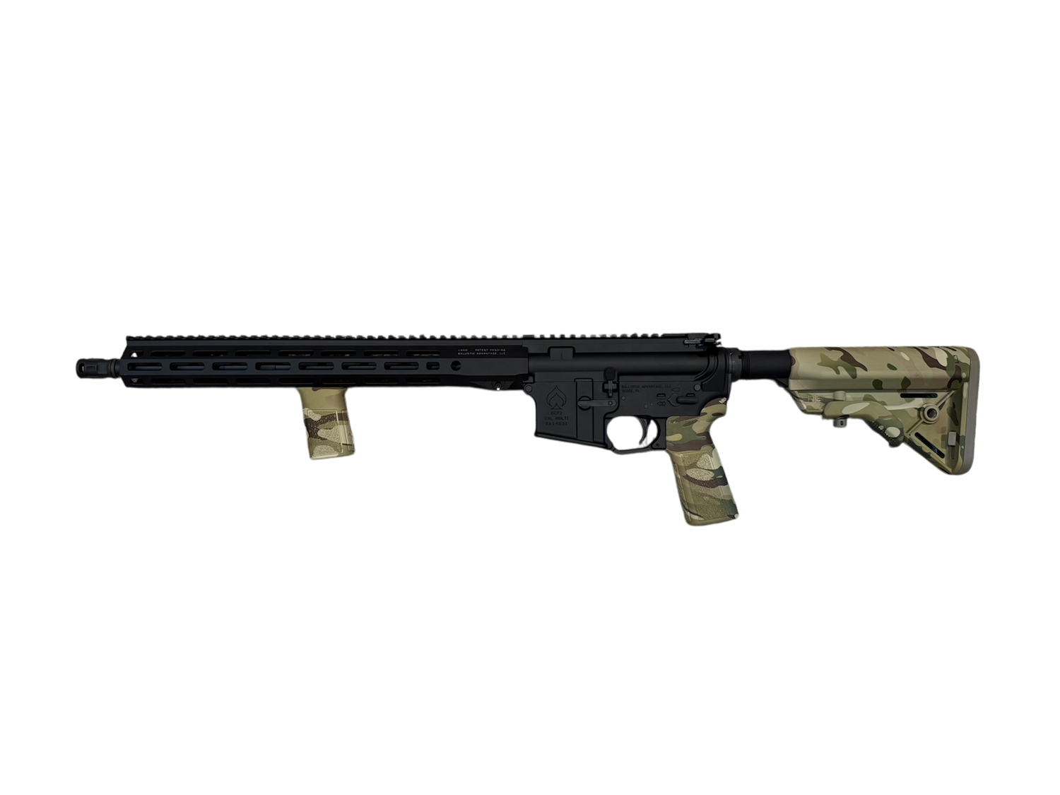 B.A. AR15 RIFLE 16&quot; 5.56 MID GOV, 15&quot; LOGIC, B5 M.C., RB050