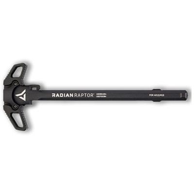 Radian Weapons Raptor .308 AR Ambidextrous Charging Handle Aluminum Black, 817093020484, RAPT-762-BLK