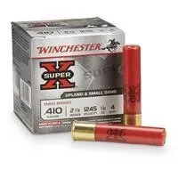 Winchester Ammunition Super-X High Brass .410 GA 2.5 Inch 1/2 oz #7.5 Lead Shot 25Rds, 020892001022, X417