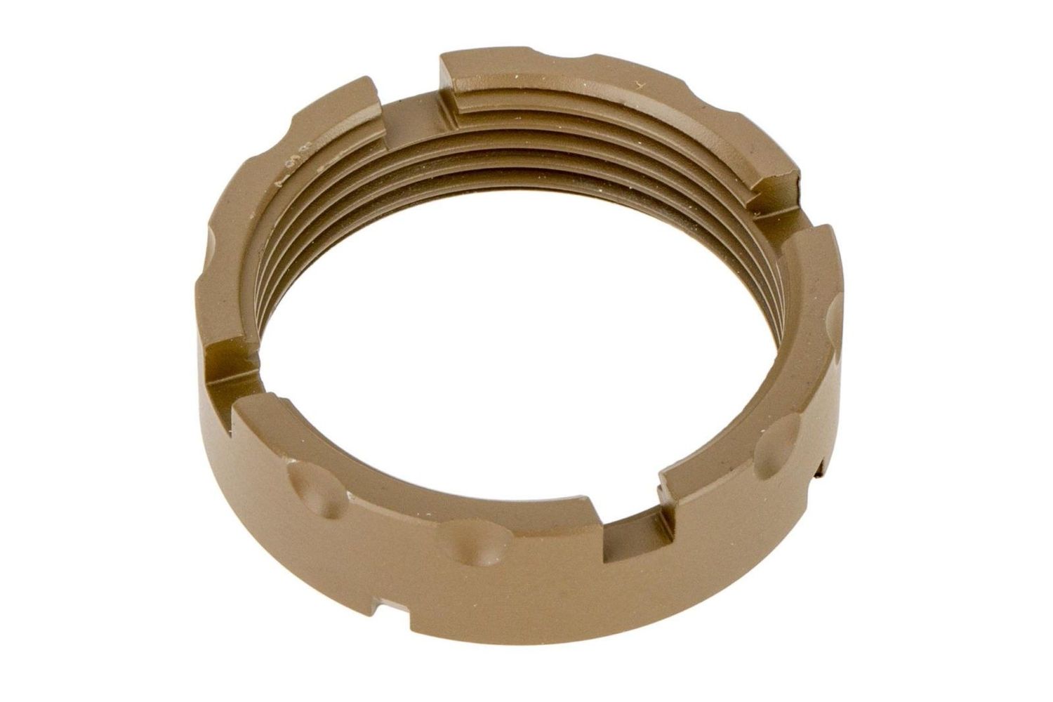Forward Controls Design 4140 Billet Castle Nut - FDE Cerakote, CNF-FDE