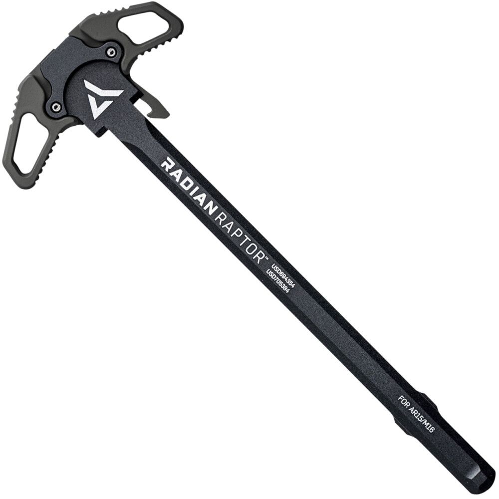 Radian Raptor AR-15 Ambi Charging Handle Gray, 817093022877, R0560