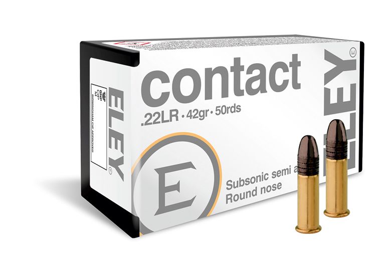 ELEY CONTACT SUBSONIC 22LR 42GR RN 50RD 100BX/CS, 650911023003, 02300