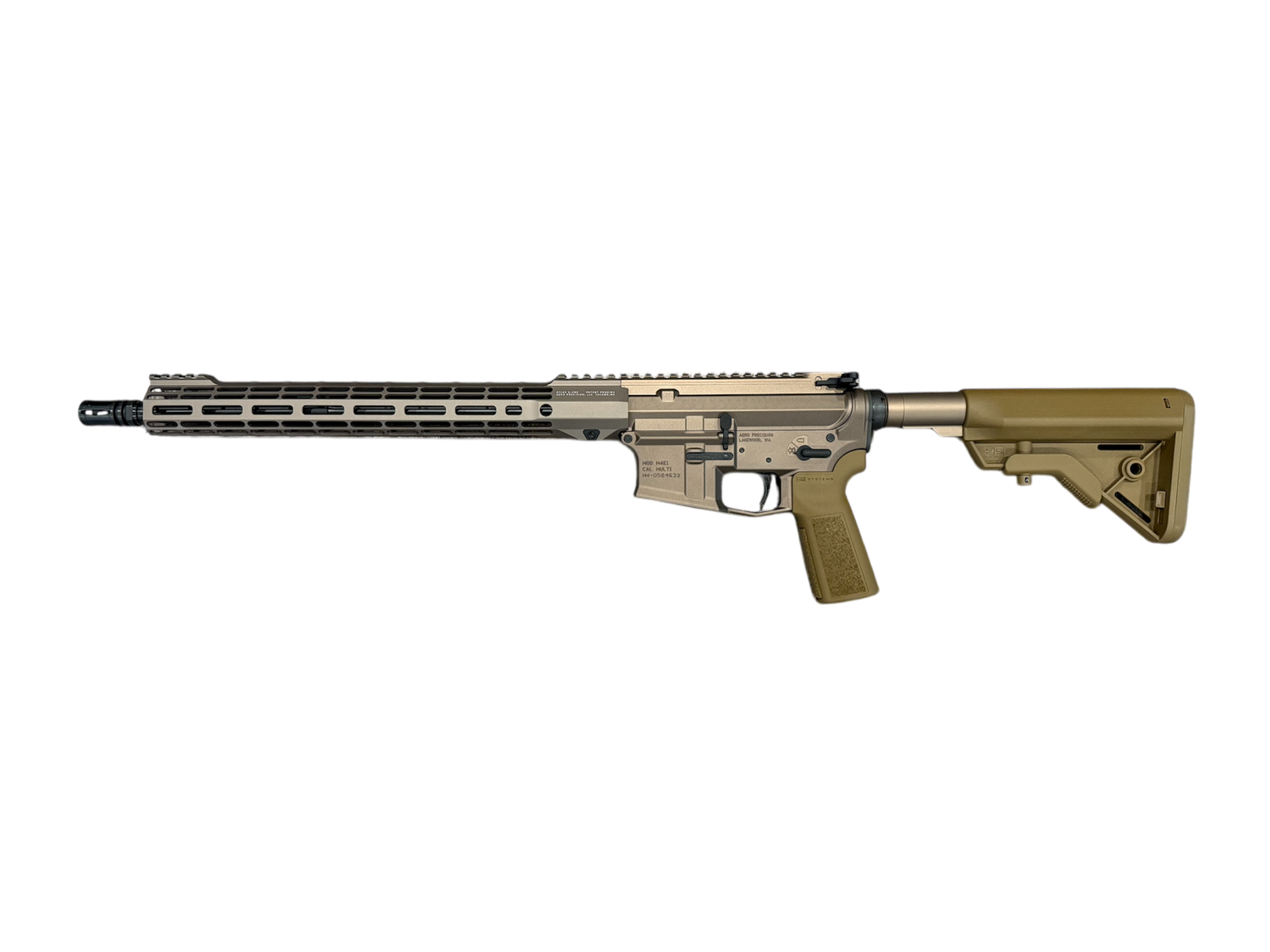AERO M4E1 16&quot; 5.56 HANSON, 15&quot; S-ONE, COY B5 GRIP/STOCK, KB ANO, RB021