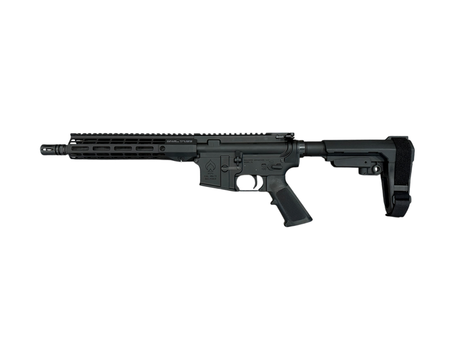B.A. AR15 PISTOL 10.3&quot; 5.56 CARB GOV C.L., 9.3&quot; R-ONE, A2/SBA3, RB052