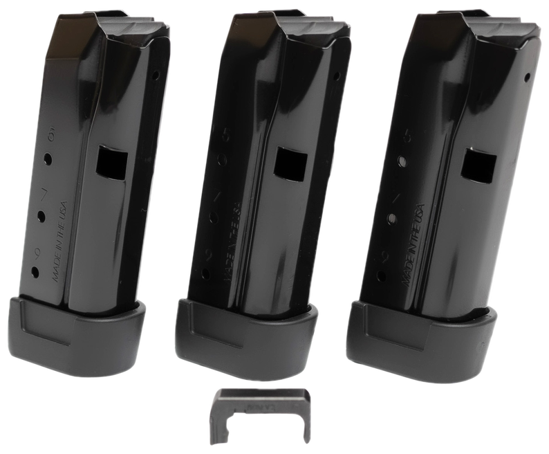 Shield Arms Three Z9 Magazines and Release for Glock 43 9 Rounds, 850029544791, Z9-COMBO-3M-1C