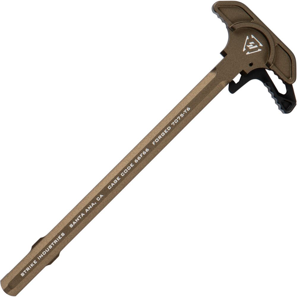 Strike Industries AR-15 Extended Latch Charging Handle Aluminum Flat Dark Earth, 708747545890, SI-ARCH-EL-FDE
