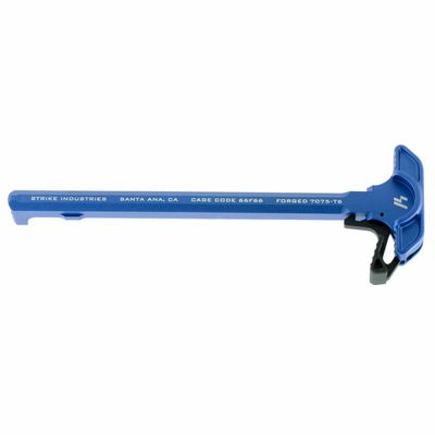 Strike Industries AR-15 ARCH-EL with Extended Latch Charging Handle Aluminum Blue Anodized, 708747545593, SIARCHELBLU