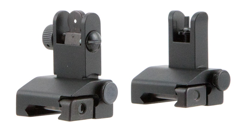 TacFire Low Profile Sight Set AR Platform Flip Up, 811261021013, IS002