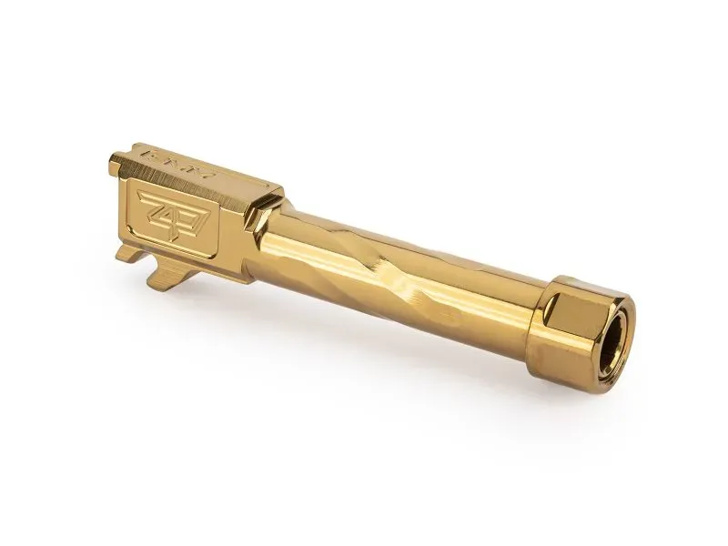 Zaffiri Precision Sig P365 9mm Threaded Barrel, Gold TiN, 658792271094, ZP.365BTG