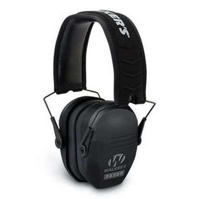 Walker&#39;s Razor Slim Passive Ear Muffs 27dB Black, 888151014738, GWP-RSMPAS