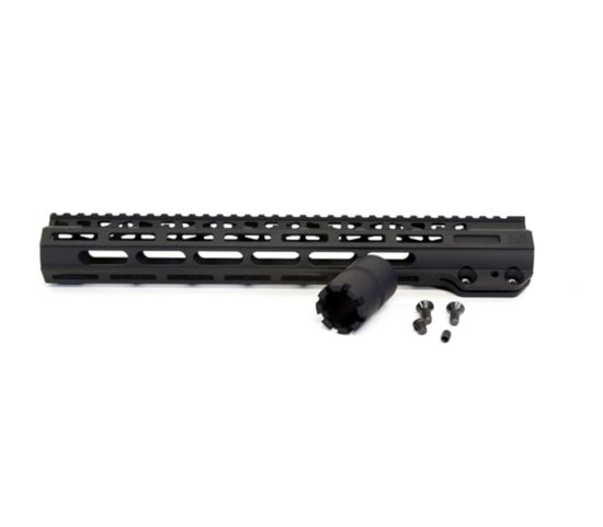 American Defense Manufacturing 13.0&quot; MLOK Rail w/Barrel Nut, Black, UP07-1-BLK