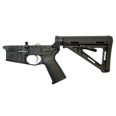 PSA AR-15 MOE Lower Receiver with Two-Stage Nickel Boron Trigger, Black - No Magazine, 5165447963