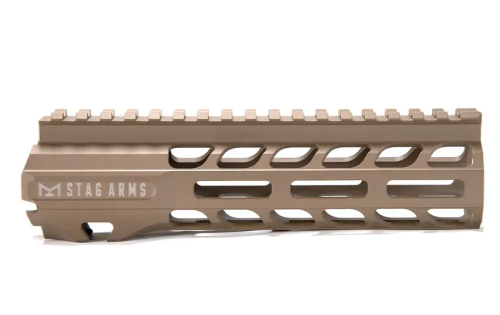 Stag 15 Slimline 7.3&quot; M-LOK Handguard - FDE Cerakote, STAG300917