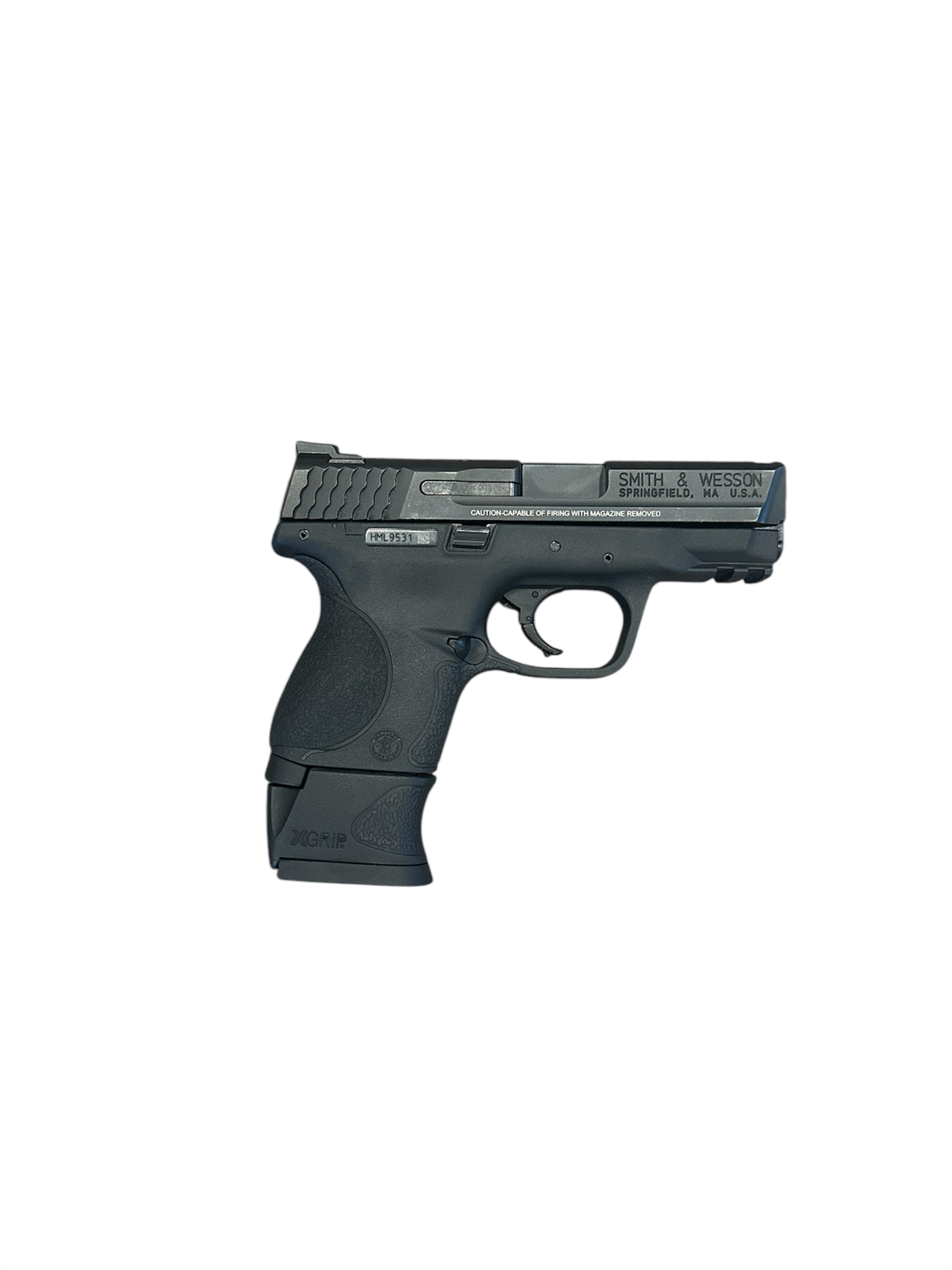 *USED* S&amp;W M&amp;P9C 3.5&quot; 9MM PISTOL, BLK, W/ 2 MAGS, ORIGINAL CASE/ACCYS