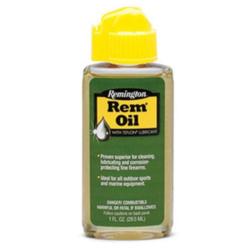 Remington Rem-Oil Liquid Gun Cleaner Lubrication Protection 1oz Bottle, 047700266176, 26617