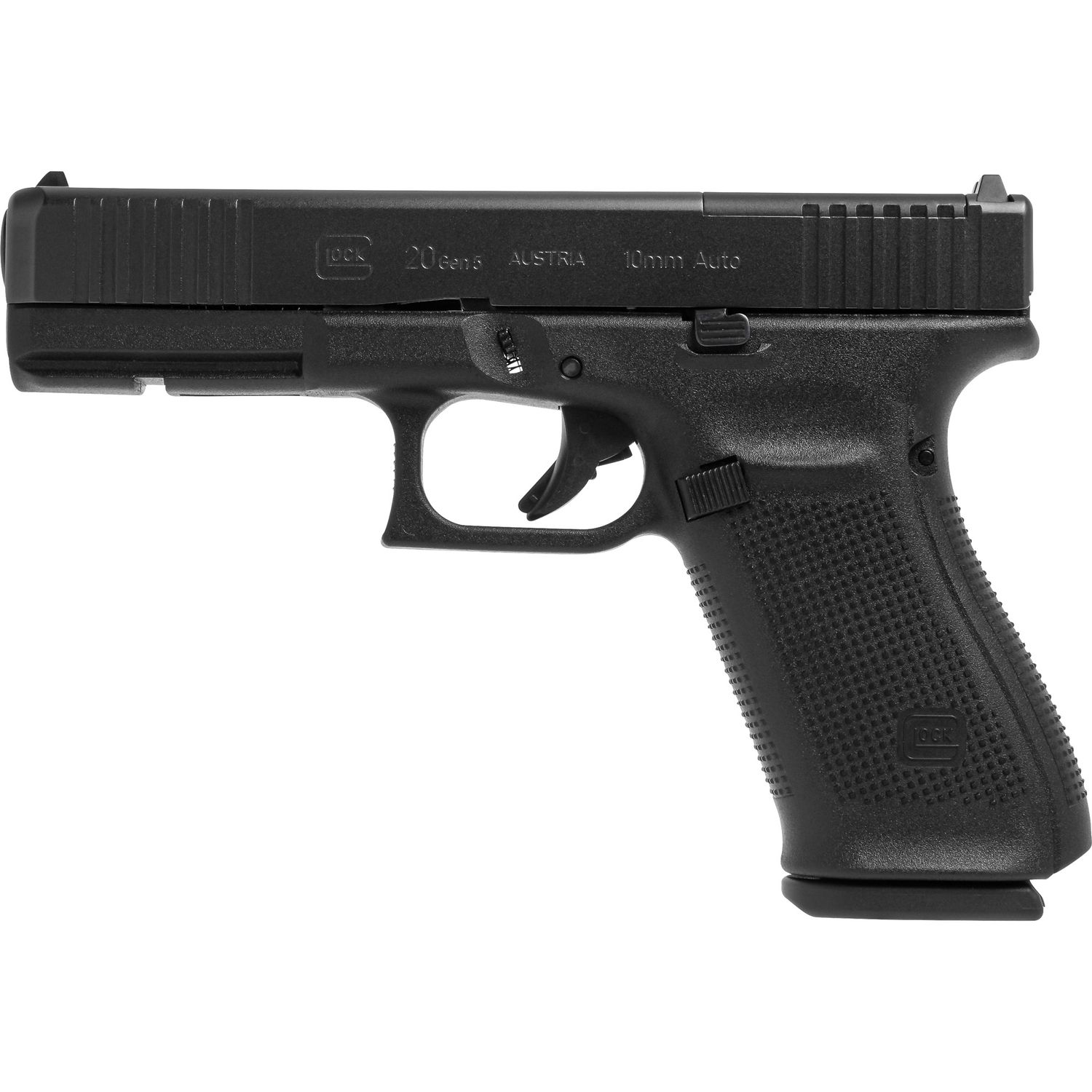 Glock 20 Gen 5 MOS Handgn 10mm 15rd Magazines (3) 4.61&quot; Barrel Black USA, 764503059889, UA205S203MOS