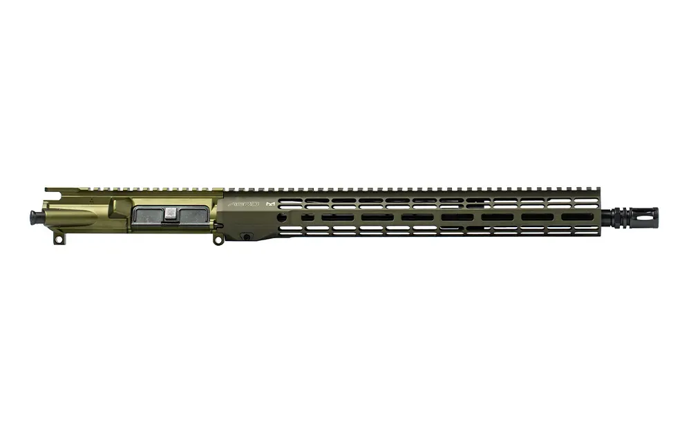 Aero Precision AR15 16&quot; 5.56 Mid-Length Complete Upper 15&quot; M-LOK R-ONE Handguard - OD Green Anodized, APSL100733